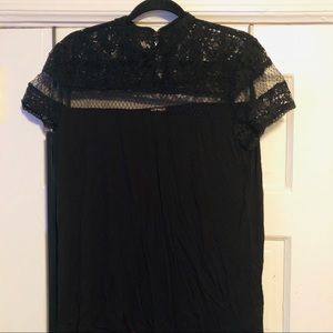 High Neck Lace Top